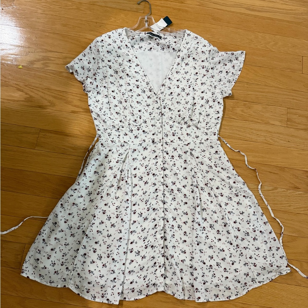 Abercrombie & Fitch White Floral Mini Dress
